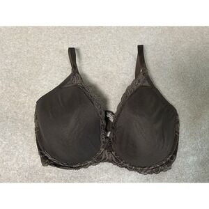 Natori Padded Underwire Bra Size 36 G Black Lace Small Flaws NWOT